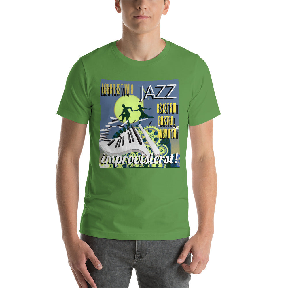 Jazz : Kurzärmeliges Unisex-T-Shirt