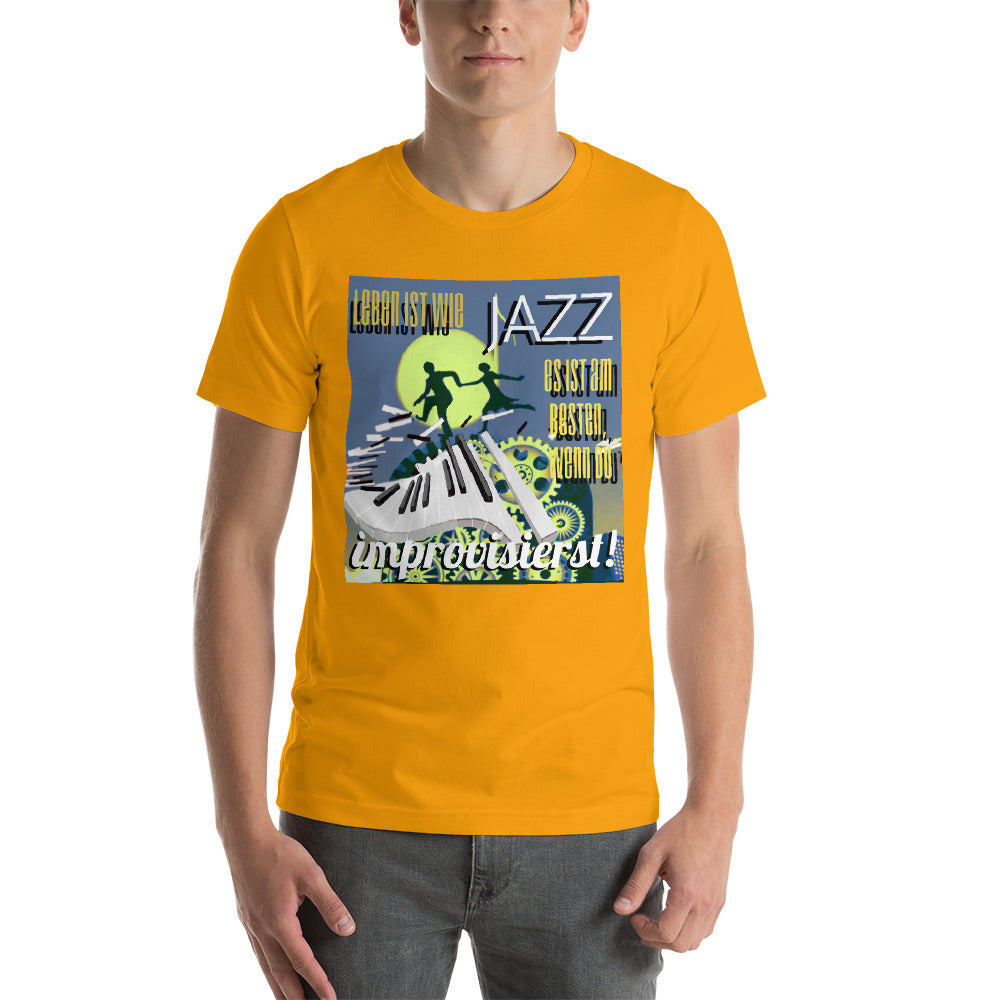 Jazz : Kurzärmeliges Unisex-T-Shirt